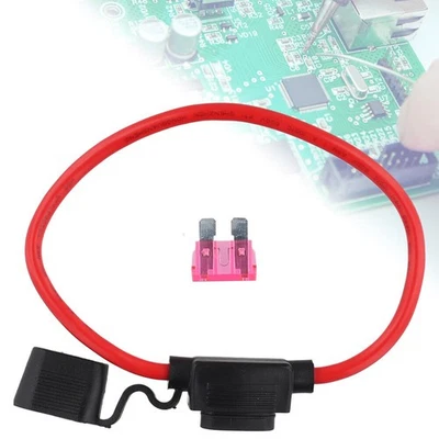 50A Fuse Holder In-Line 10 Gauge Waterproof 10 AWG Car Auto ATC Blade Fuse - Image 1 of 4