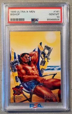 1995 Ultra X-Men Spring Break Bishop GEM MINT PSA 10 - Image 1 of 2
