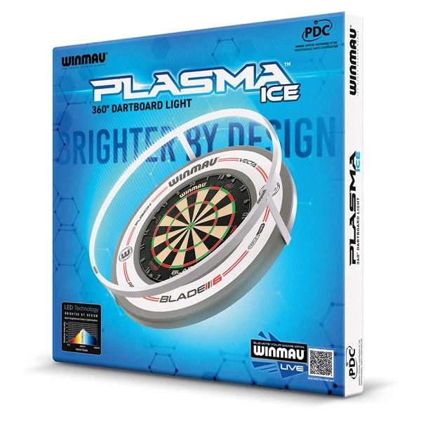 WINMAU Plasma ICE 4304 Dartboardbeleuchtung warmweiß Steeldart Leuchte Licht
