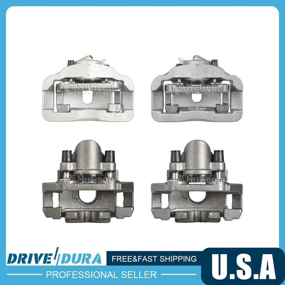 Juego de 4 pinzas de freno de disco delanteras traseras para BMW 550i 2006 2007 2008 2009 2010 Foto 1 de 4