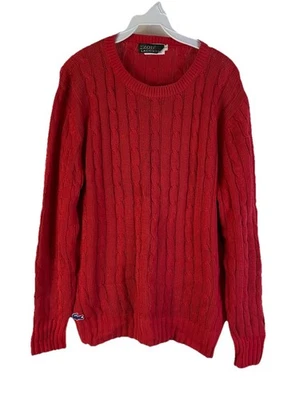 Suéter Pescador Tejido con Cable Logo Cocodrilo Grande Lacoste Años 80 De Colección Para Mujer Foto 1 de 4