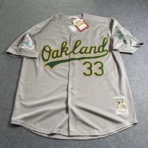 JOSE CANSECO 1989 Mitchell & Ness Cooperstown Collection Retro Jersey Size 48 XL - Picture 1 of 11