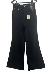 Levi’s High Loose Flare Jeans Wide Leg High Rise Schwarz Größe 25X32 NEU - Bild 1 von 7