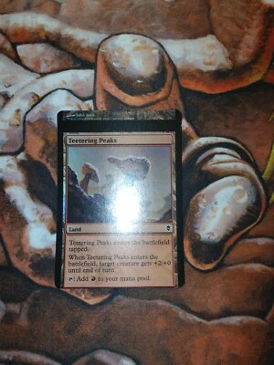 FOIL NFC Miscut Teetering Peaks Zendikar MTG Magic the Gathering - Image 1 of 2