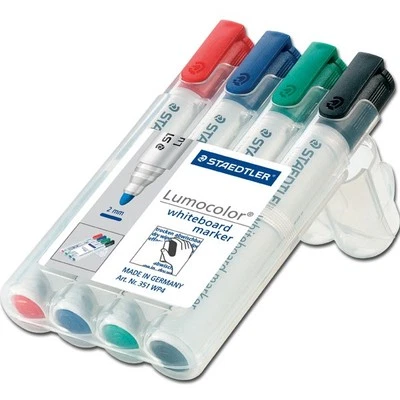 STAEDTLER® Lumocolor® whiteboard marker | Stärke 2mm | 4er-Set