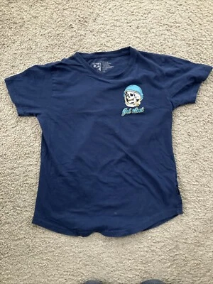 Camiseta Diko Tomy Get Lost Dead Skeleton Astronaut Pequeña Azul Algodón Foto 1 de 4