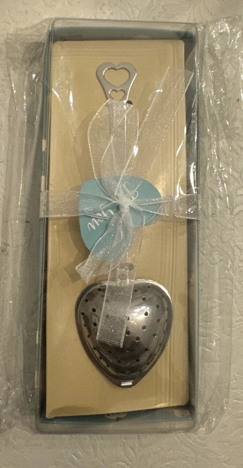 Tea Time Heart Infuser Gift Box Valentines Day Stainless Steel - Image 1 of 1