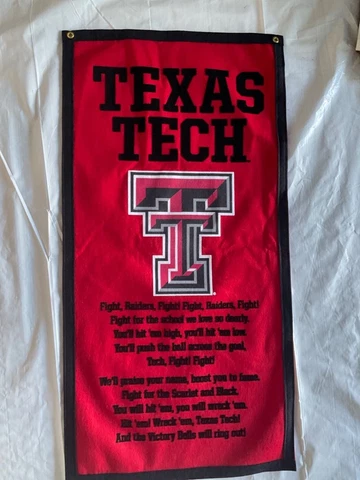 Texas Tech Red Raiders Fight Song Banner Cover