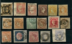 Spanien - Schöne Set Von 17 Briefmarken Klassiker Mit Interessant Poststempel - Bild 1 von 1