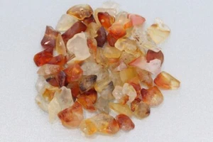 10 g (32,50 € */ 100 g) cornalina piedra preciosa astilla perforada para fabricación de joyas - Imagen 1 de 1