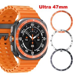 Funda con bisel de metal estilo anillo para reloj Samsung Galaxy Ultra 2/Ultra marco - Imagen 1 de 13