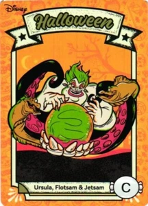 2024 Kakawow Disney Festivals JOY #HLDJ-BWE-33 Base 1 C Ursula, Flotsam & Jetsam - Picture 1 of 2