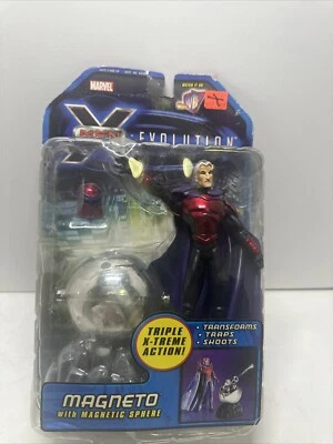 X-Men Evolution (2000) Magneto with Sphere Action Figure Toy Biz Damaged Box - Image 1 of 4