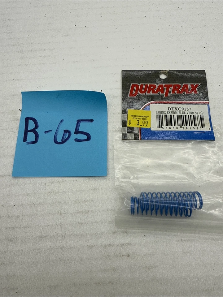 Duratrax Shock Spring Extra Firm Blue Vendetta ST 1/18th Scale Rc DTXC9157 - Image 1 of 1