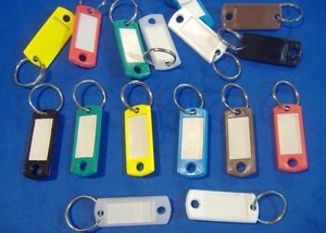 16 PIECE COLOR KEY IDENTIFIER REFILL KIT LABEL ID TAGS LUGGAGE IDENTIFICATION - Picture 1 of 2