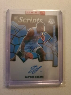 Day'ron Sharpe 2021 Chronicles Mosaic Scripts Autograph Card #MSA-DR Tarheels - Image 1 of 3