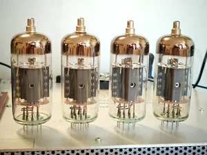 QUAD BY CURVES 6P36S/ EL500 6GB5 TUBES TESTED WITH ROETEST V10 NEW SVETLANA - Picture 1 of 7