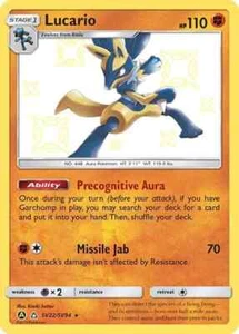 Lucario SV22/SV94 - Hidden Fates: Shiny Vault Shiny Holo Raro - Casi Nuevo - Imagen 1 de 1