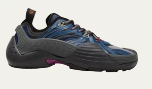 LANVIN Men's Flash-X Mesh Runner Sneakers 44 - 11 USA New $1150 FMSKIK00MEFRA22 - Picture 1 of 8