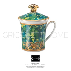 Versace Rosenthal 30 Jahre Aufl. limitiert - Becher + Deckel - Versace Jungle - Bild 1 von 6