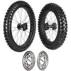 70/100-19+90/100-16 Wheel Rim Tire Pit Bike Atomik Thumpstar CRF100 XR 150-250cc