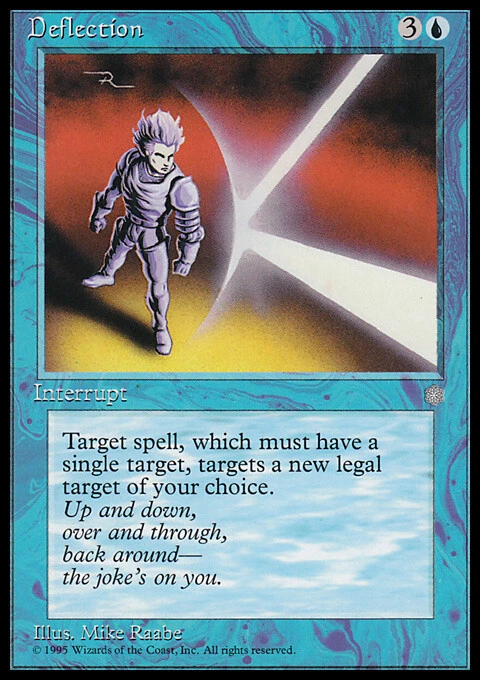 Deflection X (4) Ice Age MTG Excellent/Near Mint (RG) 4RCards - Image 1 of 1