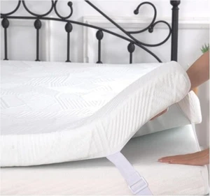 2 Zoll King/Groß Memory Foam Matratzenauflage, Kühlgel Bettauflage mit abnehmbarem C - Bild 1 von 5