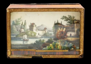 LE MOULIN AUTOMATE A SABLE 1830 / jouet ancien paper game - Picture 1 of 9