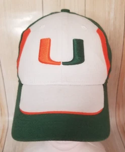Gorra de béisbol NIKE de la Universidad de Miami bordada LOGO U de M adulto - Imagen 1 de 6