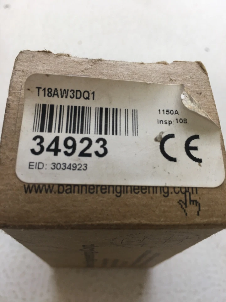 BANNER T18AW3DQ1 sensor (bin34) - Image 1 of 1