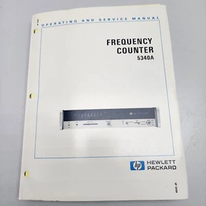 HP 5340A Frequency Counter Operating and Service Manual 05340-90021 Sep. 1975 - Picture 1 of 6