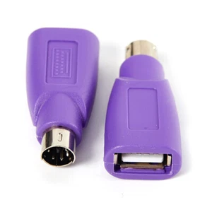 1Pc USB Female to for PS2 PS/2 Male Adapter Converter keyboard Mouse Mice XI WS - Photo 1/9