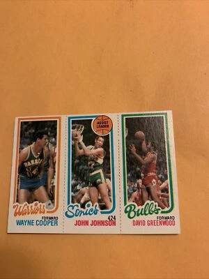 Wayne Cooper John Johnson David Greenwood Golden State 1980 81 Topps Cb22 - Изображение 1 из 4