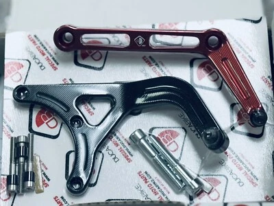 Soporte amortiguador de dirección DUCABIKE negro rojo para Ducati Multistrada 950 1200 1260 Foto 1 de 4