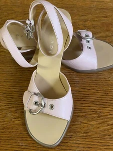 Parade pink wedge ankle strap sandal, size 6, worn once - Picture 1 of 5