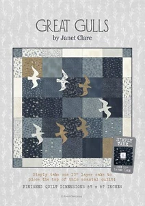 Janet Clare Great Gulls Quilt Making Pattern JC160 - Picture 1 of 6