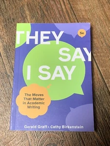 "They Say / I Say" - Picture 1 of 1