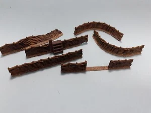 Wargaming Warhammer 28mm Wicker / Wattle fence pack - Picture 1 of 9