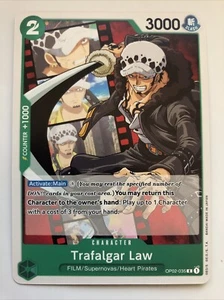 One Piece Paramount War Trafalgar Law OP02-035 NM - Picture 1 of 2