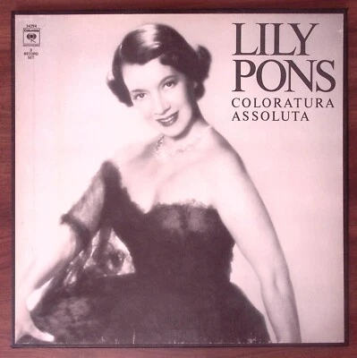 LILY PONS COLORATURA ASSOLUTA COLUMBIA 3-LP BOX SET W/ BOOKLET B1646 Foto 1 de 4