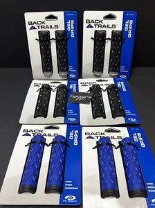 (6pk) New Gel Comfort Grips Bike Bicycle Handlebar Black Blue Shock Absorbing* - Picture 1 of 16