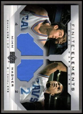 2003-04 Upper Deck Finite Elements Warmups #FE24 Chris Mihm DaJuan Wagner JERSEY - Image 1 of 2