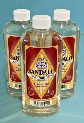 (3) Crusellas Sandalwood 1800 Cologne 8 Fl Oz. Sandalo - Image 1 of 3