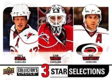 2008-09 Collectors Choice #256 Eric Staal, Cam Ward, Ray Whitney