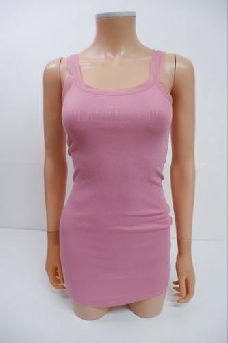 UNDERCOVER Victorias Secret mini abito donna body a costine taglia Xs rosa