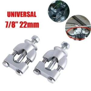 Elevador de abrazadera de montaje de manillar de 22 mm 7/8" para moto moto moto moto fosa 125cc ATV - Imagen 1 de 12
