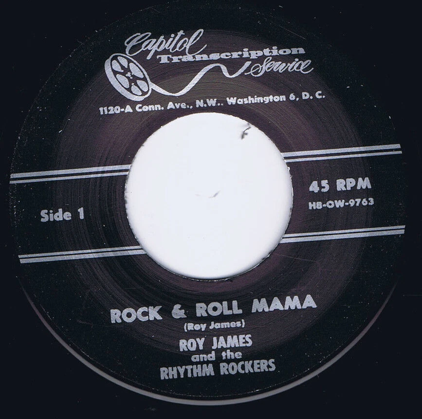 45Re ✦ ROY JAMES ✦ "Rock & Roll Mama/I'll Always Be Happy" Monster Bopper. Hear♫