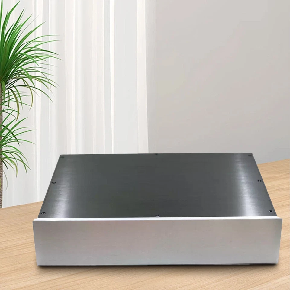 Hágalo usted mismo HiFi Clase A AB Amplificador Caja de Aluminio Audio Chasis Tamaño W412 D430 H90mm Foto 1 de 4