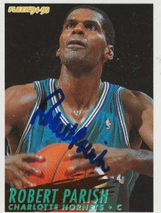 Robert Parish Boston Celtics/Basketball Hall of Fame Personally Autographed Card - Picture 1 of 1