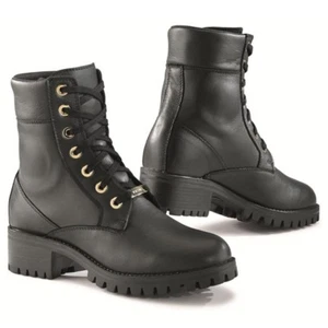 5% de descuento TCX DAMA HUMO Impermeables Negro Damas Cuero Motocicleta/Motocicleta Botas - Imagen 1 de 2